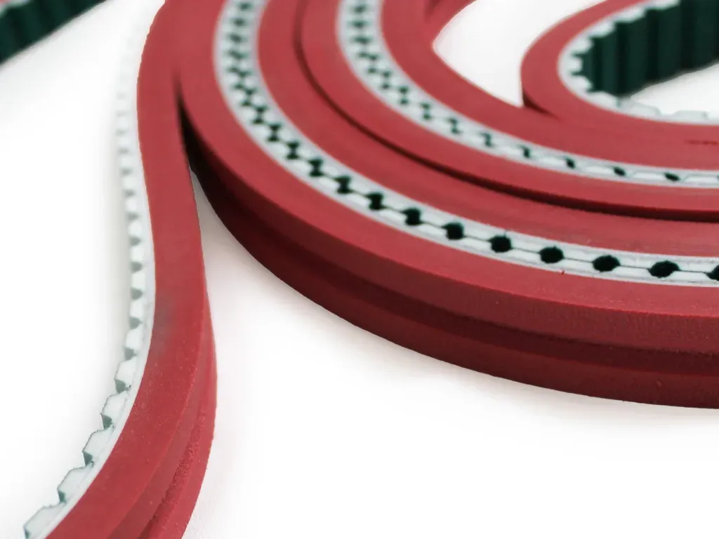 Special machined belts